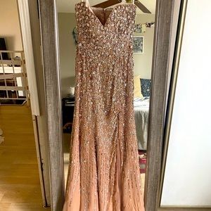 Sherri hill strapless dress